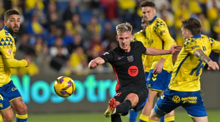 Barcelona se impone en Las Palmas y mantiene el liderato