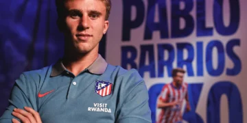 Pablo Barrios renueva con el Atlético de Madrid hasta 2030