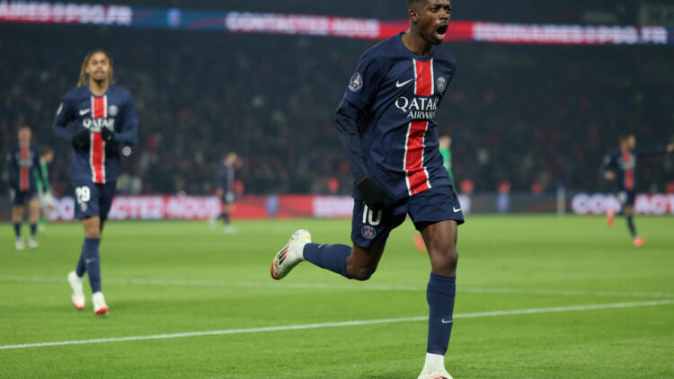 El PSG derrota al Saint-Etienne con doblete de Dembelé