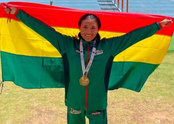 Benita Parra, campeona sudamericana en 5000
