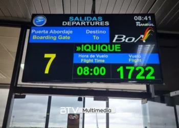 BoA inicia vuelos a Chile desde Santa Cruz para reforzar integración