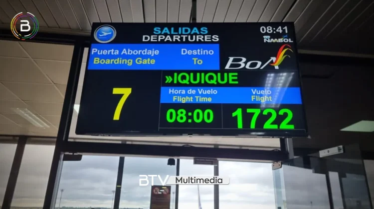 BoA inicia vuelos a Chile desde Santa Cruz para reforzar integración