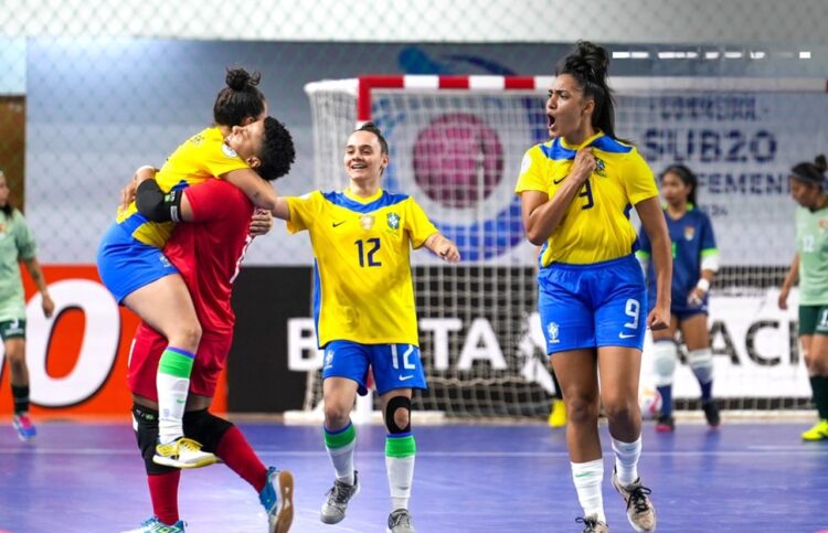 Bolivia cae con Brasil en su debut del Sudamericano Sub-20 de Futsal Femenina