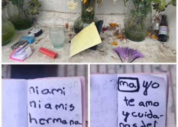 Trabajadores del cementerio de Cochabamba hallaron un pequeño cuaderno donde un niña develó que ella y sus hermanas son víctimas de abuso sexual de parte de su tío.