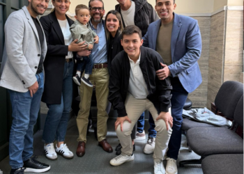 Camacho se reencuentra con su familia y lo celebra en sus redes sociales