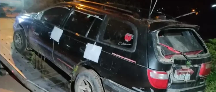 El vehículo fue llevado a dependencias policiales