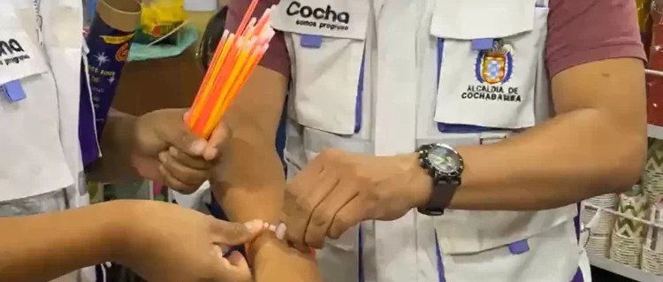 La Alcaldía de Cochabamba decomisó las manillas