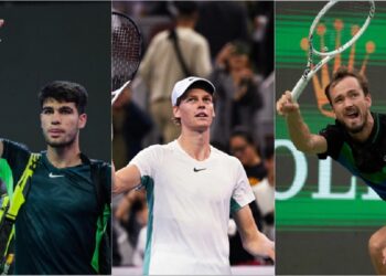 Alcaraz, Sinner y Medvedev a octavos del Masters 1000 de Shanghái
