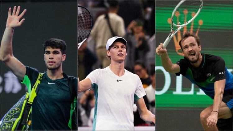 Alcaraz, Sinner y Medvedev a octavos del Masters 1000 de Shanghái