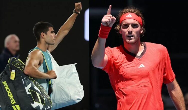 Alcaraz y Tsitsipas sellan boleto a cuartos del ATP de Róterdam