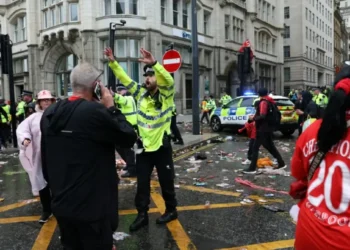 Cuatro personas graves tras atropello en celebración del Liverpool FC