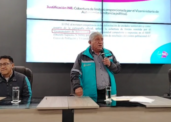 Por las respuestas del INE, Alcaldía de La Paz concluye que el Censo fue político, no técnico