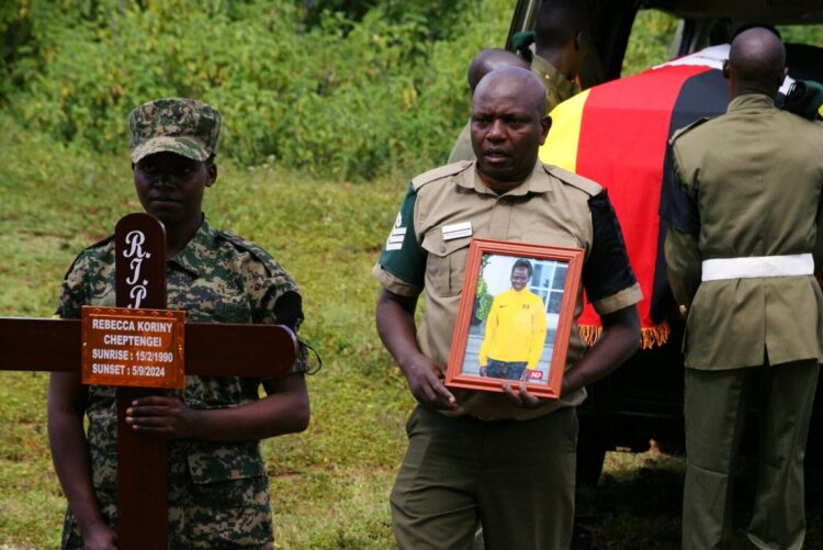 Uganda despide a la atleta Rebecca Cheptegei, quemada por su compañero