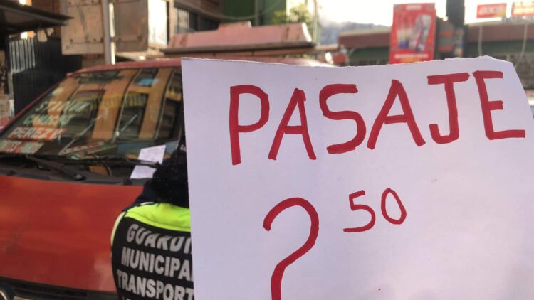 Choferes advierten con ‘corrida de sangre’ si no se respeta el incremento de pasajes