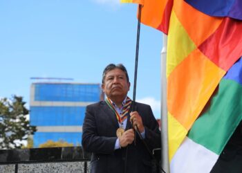 En Oruro, Choquehuanca evoca la unidad y pide ‘rebelarse’ contra la división y el odio