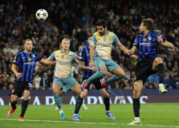 Sin goles en el estreno en Champions de Manchester City e Inter de Milán