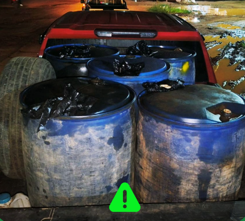 En apenas una mañana incautan más de 5.000 litros de combustible