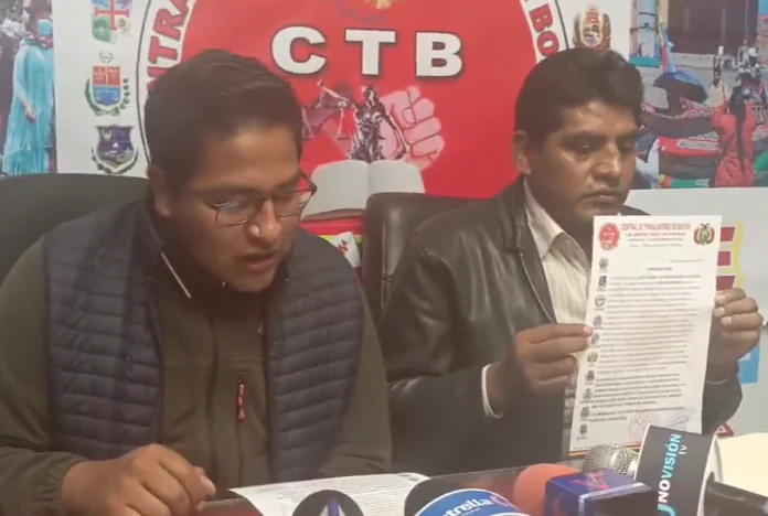 CTB convoca a masiva movilización contra la crisis la próxima semana