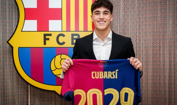 Barcelona sigue asegurando su futuro y renueva a Pau Cubarsí hasta 2029