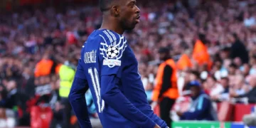 Lesión de Dembélé «evoluciona favorablemente» según el PSG