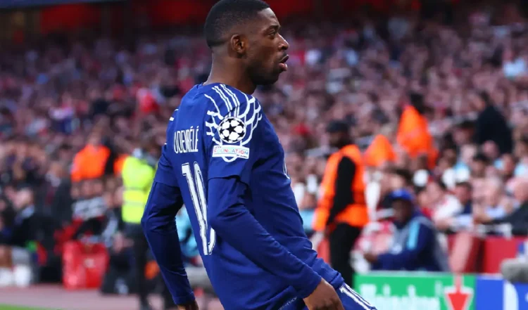 Lesión de Dembélé «evoluciona favorablemente» según el PSG