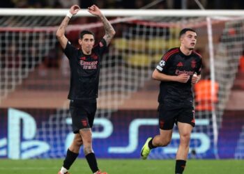 Di María lidera la remontada del Benfica en Mónaco