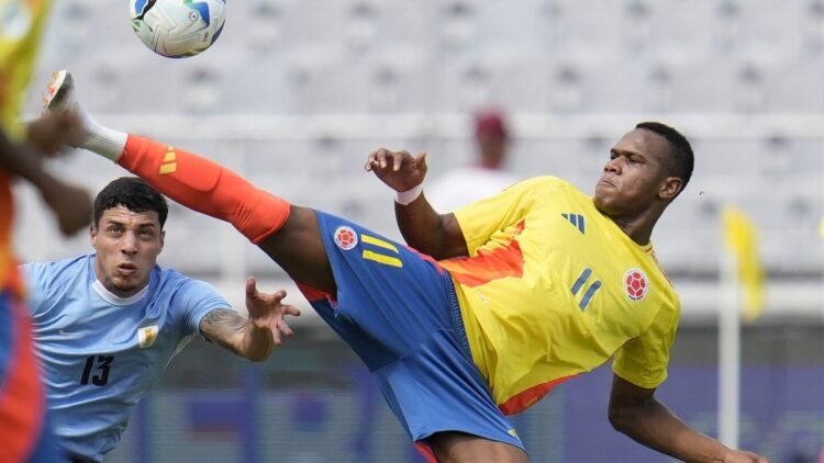 Colombia cierra Sudamericano Sub-20 con triunfo 3-1 ante Uruguay