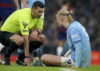 Haaland es duda con Manchester City ante el Liverpool