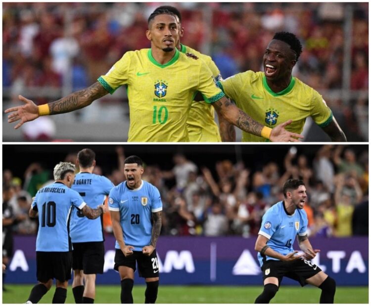 Brasil-Uruguay, un duelo de alta rivalidad para enterrar las crisis