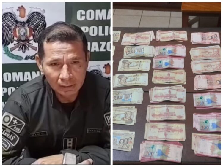 El director de la FELCC de Riberalta fue aprehendido, acusado de sustraer Bs 50.000 en un operativo.
