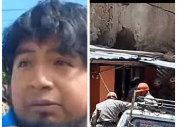 Grover Mendoza, padre de la niña desaparecida entre la mazamorra pide ayuda para encontrar a su hija.