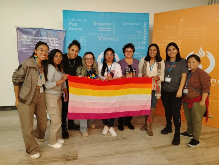 Población LGBTIQ+ construye agenda política para reconocimiento y avance de sus derechos. FOTO: Coordinadora de la Mujer