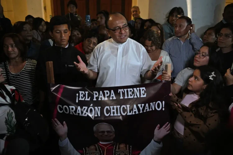 En Chiclayo celebraron la elección de su obispo como Papa/AFP