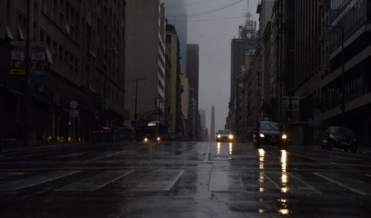 El apagón afectó gran parte de Buenos Aires