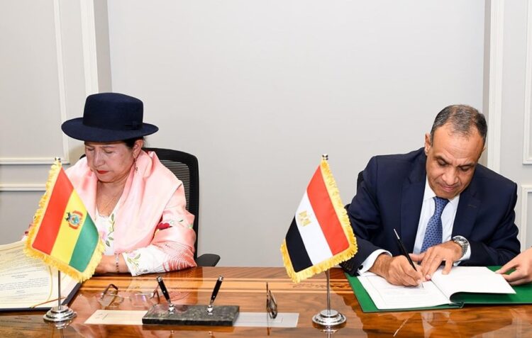 Bolivia y Egipto refuerzan relaciones diplomáticas y económicas en histórica reunión