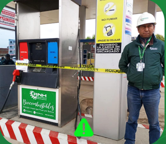 ANH precinta una estación de servicio en Oruro por desvío de combustible
