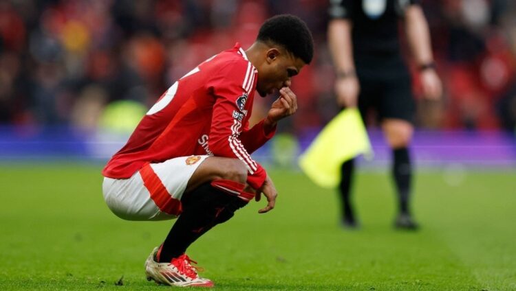 Delantero de Manchester United Amad Diallo podría perderse resto de temporada por lesión