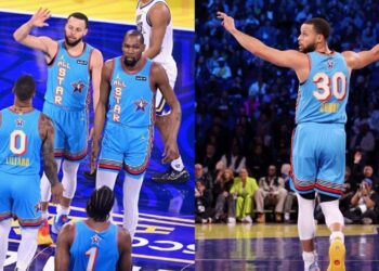 El ‘Equipo Shaq’ gana el Juego de las Estrellas y Curry el MVP ante su público