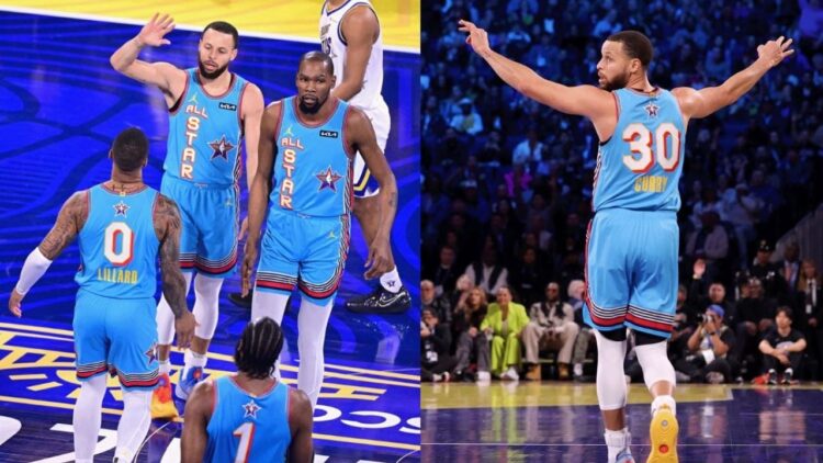 El ‘Equipo Shaq’ gana el Juego de las Estrellas y Curry el MVP ante su público