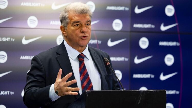 Laporta dice que Barça cumple el ‘fair play’ y denuncia ‘intentos de desestabilización’