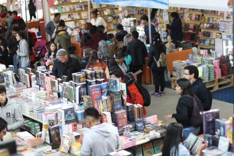 Una imagen de la Feria Internacional del Libro de La Paz de 2024. FOTO: CDLLP