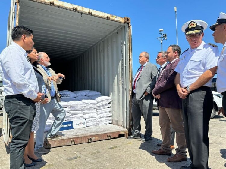 Aguilera: Decomiso de 146 T de precursores químicos con destino a Bolivia iban para el narcotráfico