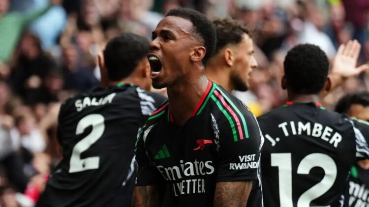 Gabriel da al Arsenal el derbi ante Tottenham y el segundo puesto