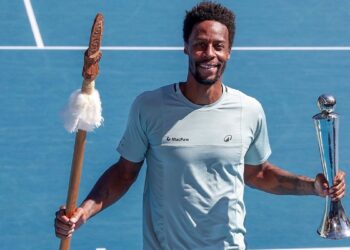 Monfils con 38 años es el campeón de mayor edad del ATP Tour al ganar en Auckland