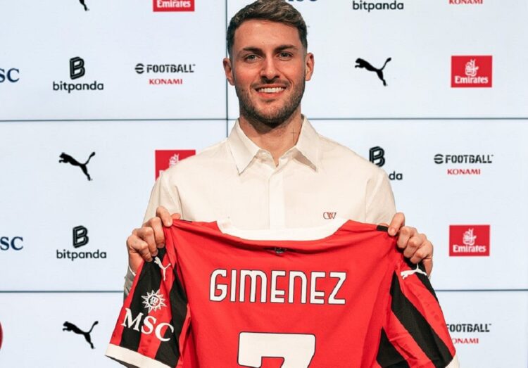 De compañero a rival, Giménez vuelve con el Milan a la que fue su casa