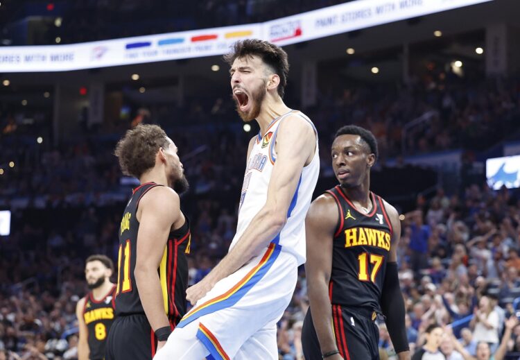 Shai Gilgeous-Alexander anotó 35 puntos en triunfo de Thunder sobre Hawks