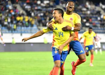 Colombia golea 4-0 a Paraguay en la fase final del Sudamericano Sub-20, con triplete de Villarreal