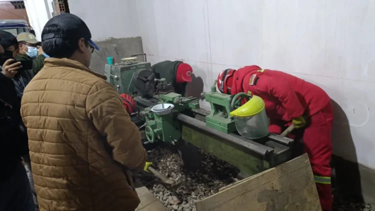 Enterró a la víctima en su taller