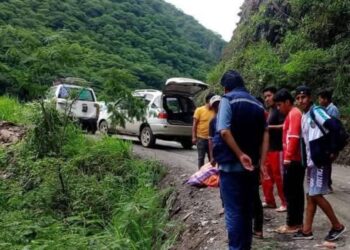 Comunarios ayudan a bomberos en la búsqueda
