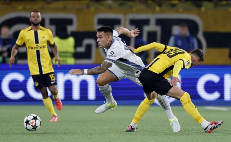 Thuram salva al Inter frente al Young Boys